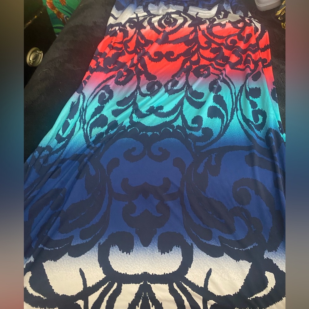 Multi Colored Patterned Skirt